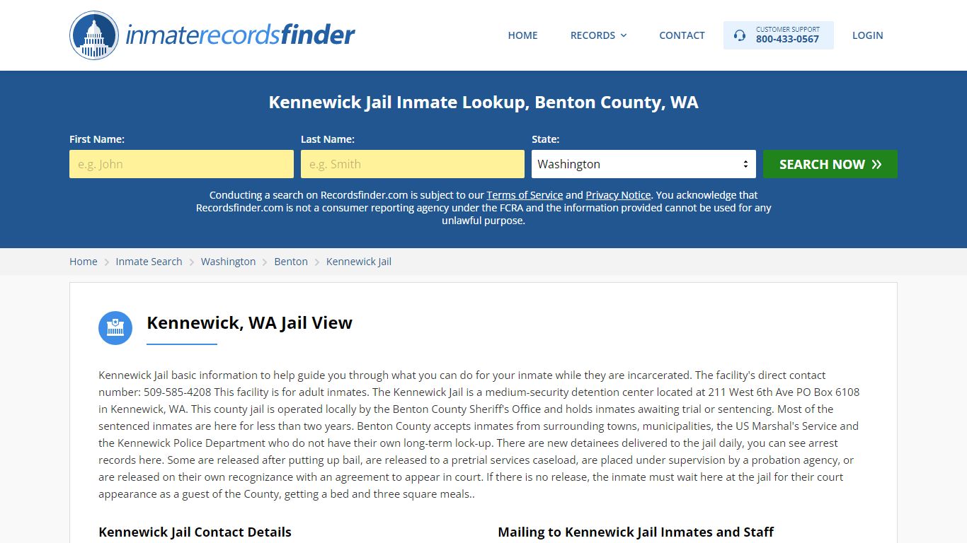 Kennewick Jail Roster & Inmate Search, Benton County, WA